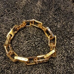 18k gold plated chain bracelet